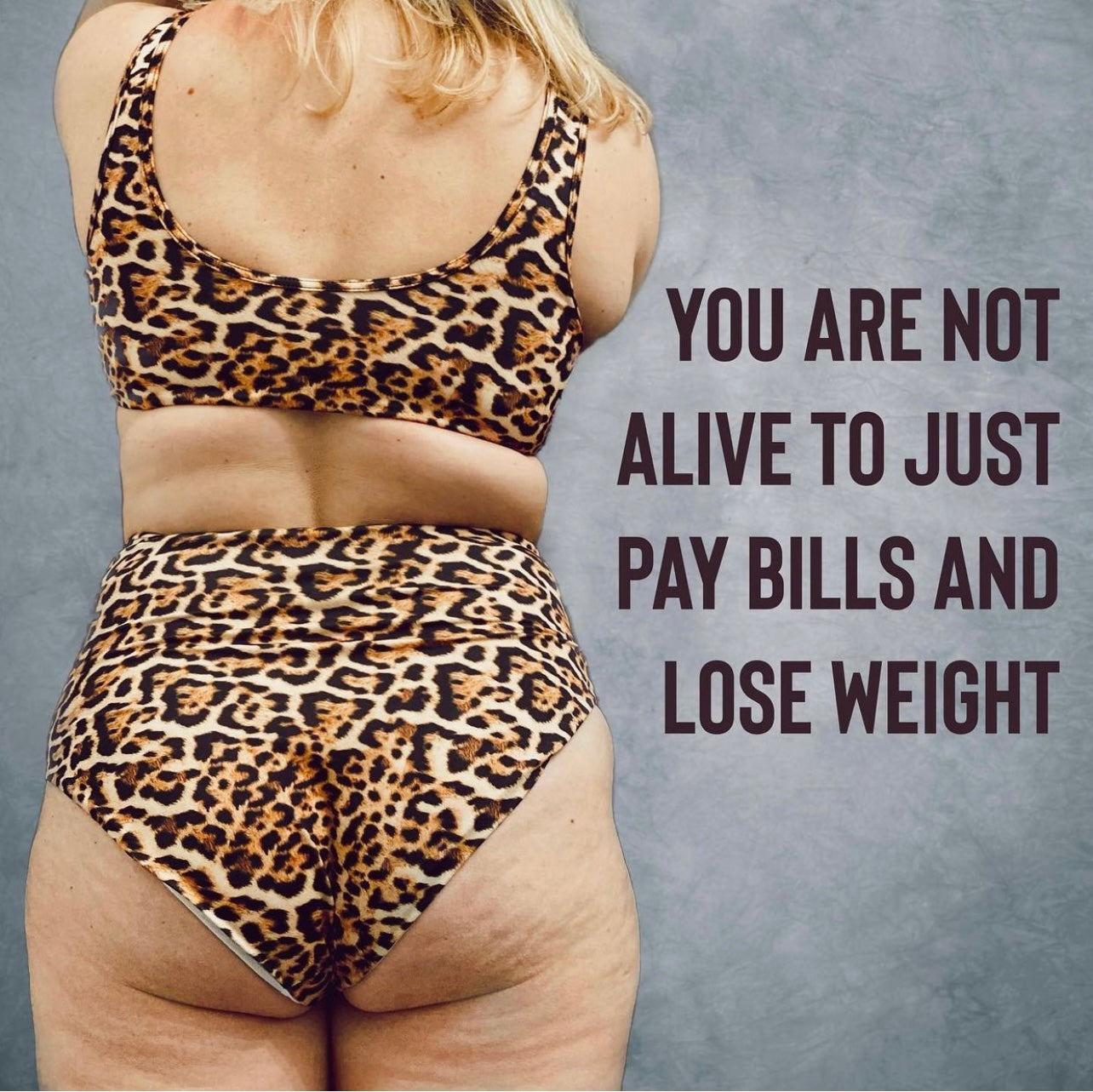 Losing weight is not your sole purpose in life!